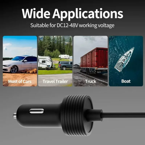 с прикуривателя на антенну Starlink Mini фото 4