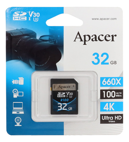 Apacer AP32GSDHC10U7-R 32GB фото 1