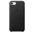 Apple Leather Case для iPhone 8 / 7 черный фото 1