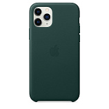 Apple Leather Case для iPhone 11 Pro зеленый лес