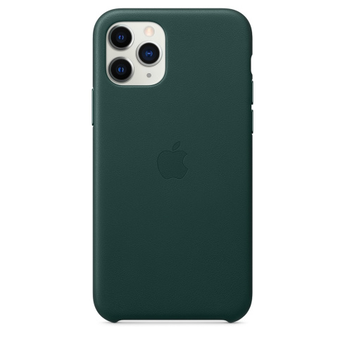Apple Leather Case для iPhone 11 Pro зеленый лес фото 1