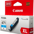 Canon CLI-471XLC голубой фото 1