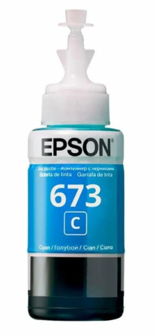 Epson T6732 голубой фото 1