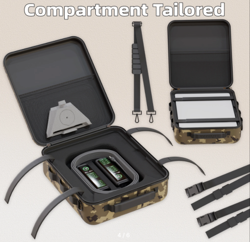 Starlink, водонепроницаемая дорожная сумка Power Bank для Starlink Mini Dish противоударное хранилище с плечевым ремнем фото 3