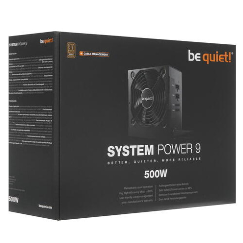 Bequiet! System Power 9 500W CM фото 5
