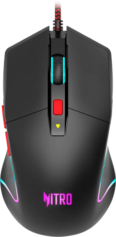 Acer Nitro OMW301 черный оптич. 7200dpi USB 6but  фото 1