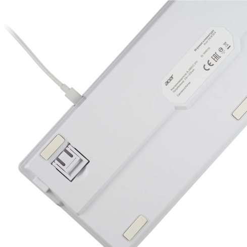 Acer OKW304 механическая белый USB Multimedia for gamer LED (ZL.KBDCC.01V) фото 18