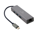 Cablexpert USB C на 3xUSB 3.0, Lan RJ45 фото 1