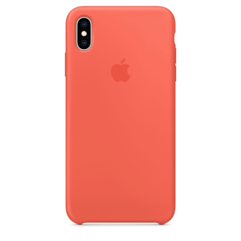Apple Silicone Case для iPhone XS Max нектарин фото 1