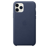 Apple Leather Case для iPhone 11 Pro темно-синий