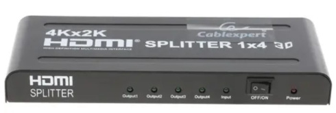 Cablexpert HDMI splitter 4 ports фото 1