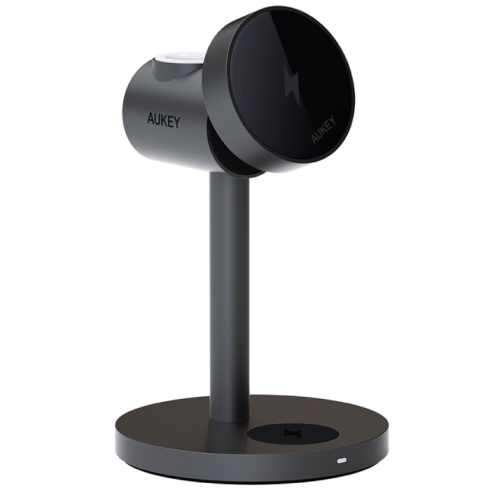 беспроводное 3в1 Aukey MagFusion LC-MC311 USB Type-C серый фото 3