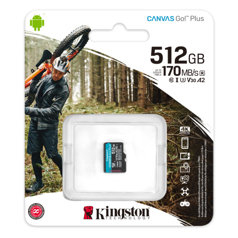 Kingston Canvas Go Plus microSDHC 512GB фото 3