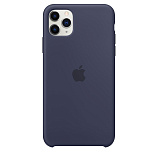 Apple Silicone Case для iPhone 11 Pro Max темно-синий