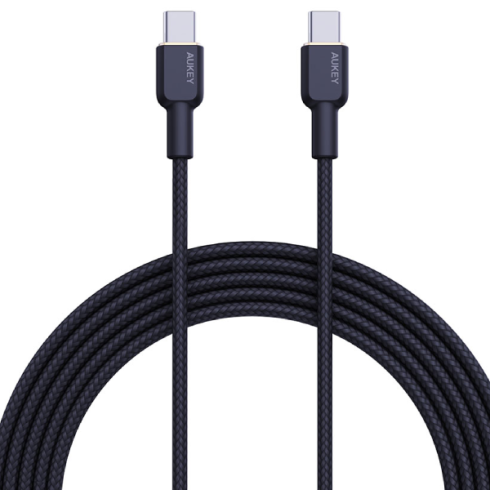 Aukey USB TypeC (M) черный 60Вт 1 метр (CB-NCC1) фото 1