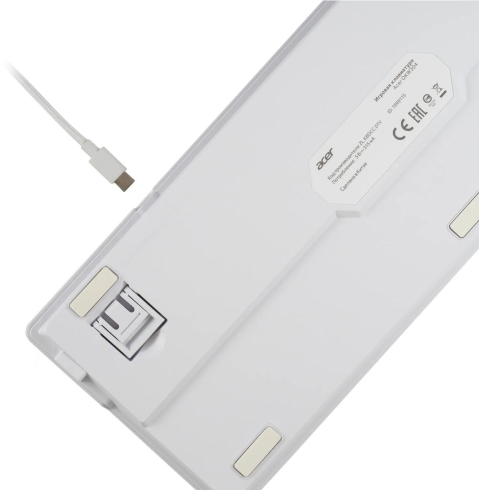 Acer OKW304 механическая белый USB Multimedia for gamer LED (ZL.KBDCC.01V) фото 22