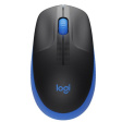 Logitech Wireless Mouse M190 Blue фото 1