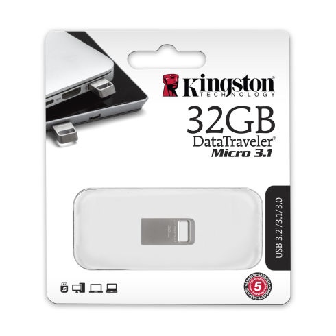 Kingston DataTraveler Micro 32GB фото 3
