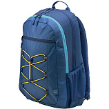 HP Active Backpack голубой/желтый 15.6''