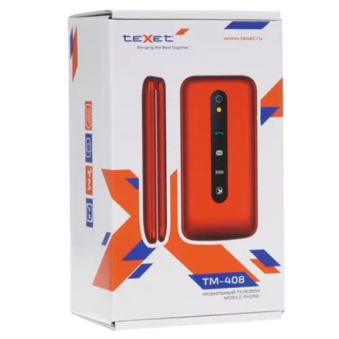 Мобильный телефон Texet TM-408 синий фото 5