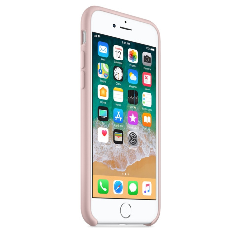 Apple Silicone Case для iPhone 8 / 7 розовый песок фото 2