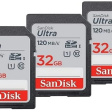 SanDisk Ultra SDHC 32 Gb 3-pack фото 1