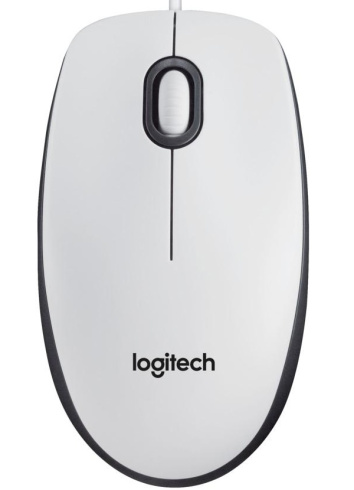 Logitech M100 белый фото 1