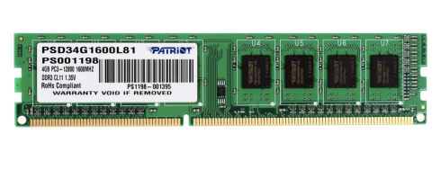 Patriot PSD34G1600L81 4GB фото 1