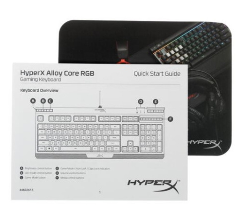 HyperX Alloy Core RGB Gaming фото 8