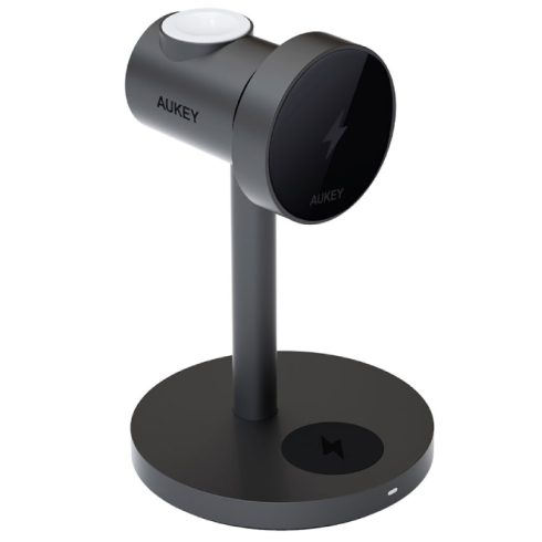 беспроводное 3в1 Aukey MagFusion LC-MC311 USB Type-C серый фото 5