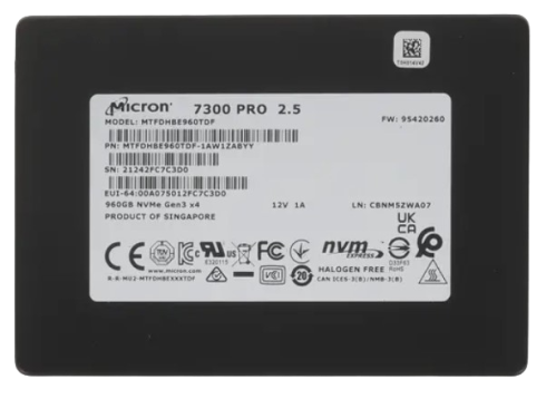 Micron 7300 Pro 960 Gb фото 1