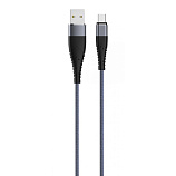 Olmio Solid USB 2.0 - Lightning титановый