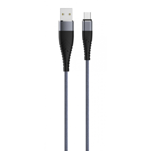 Olmio Solid USB 2.0 - Lightning титановый фото 1