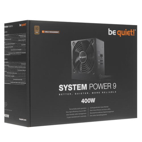 Bequiet! System Power 9 400W CM фото 5