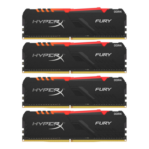 Kingston HyperX Fury RGB HX432C16FB3AK4/32 фото 1