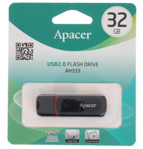 Apacer AH333 32GB Black фото 2