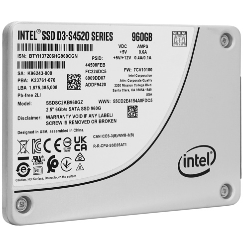 Intel D3-S4520 960 GB фото 3