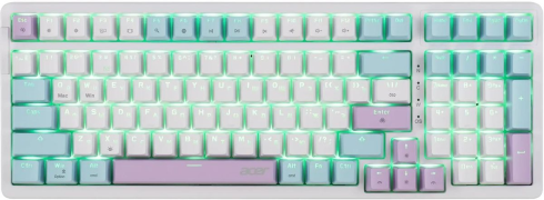 Acer OKW304 механическая белый USB Multimedia for gamer LED (ZL.KBDCC.01V) фото 16