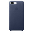 Apple Leather Case для iPhone 8 Plus / 7 Plus темно-синий фото 1