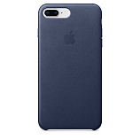 Apple Leather Case для iPhone 8 Plus / 7 Plus темно-синий