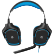 Logitech G430 черно-синий фото 2