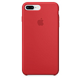 Apple Silicone Case для iPhone 8 Plus / 7 Plus красный