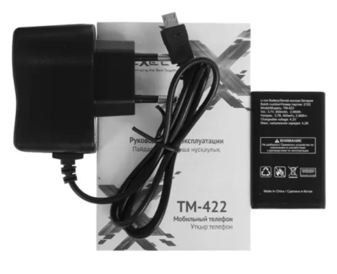 Texet TM-422 гранатовый фото 5