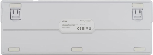Acer OKW304 механическая белый USB Multimedia for gamer LED (ZL.KBDCC.01V) фото 23