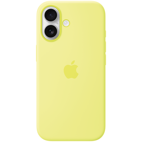 iPhone 17 Silicone Case with MagSafe - Neon Yellow,Model A3558 фото 1