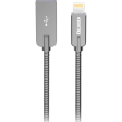 Olmio Steely USB 2.0 - Lightning серый фото 1