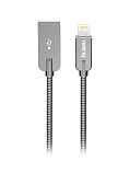 Olmio Steely USB 2.0 - Lightning серый