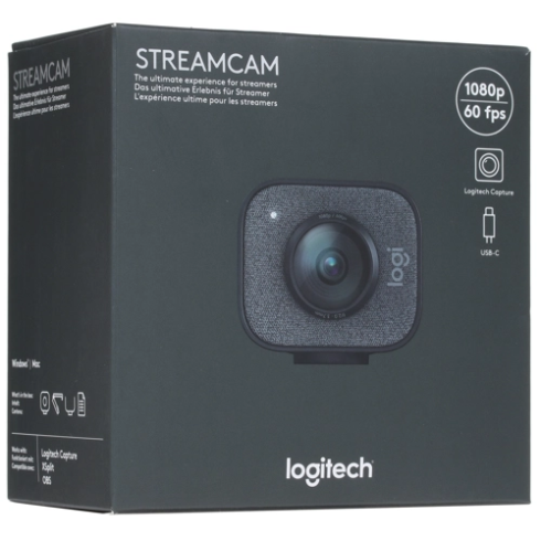 Logitech StreamCam графит фото 3