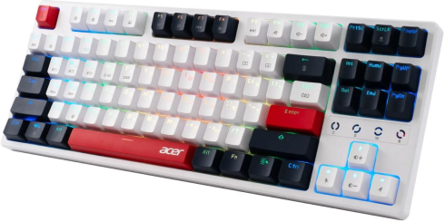 Acer OKR302 механическая белый USB беспроводная BT/Radio Multimedia for gamer для ноутбук ZL.KBDEE.016 " фото 8