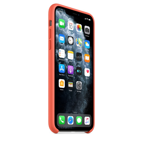 Apple Silicone Case для iPhone 11 Pro Max спелый клементин фото 2